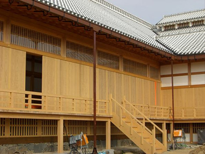 熊本城竪樋銅板工事